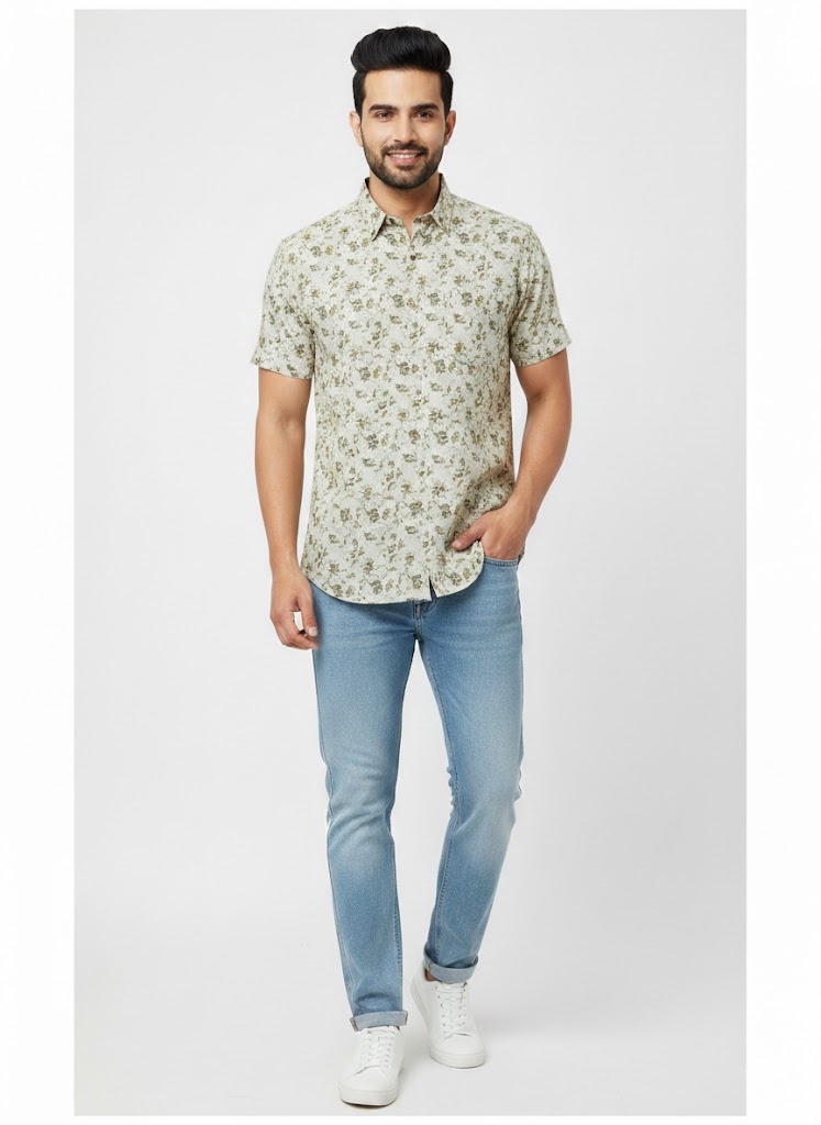 Men’s Regular Collar half sleeve shirt for summer RGCCHS-26